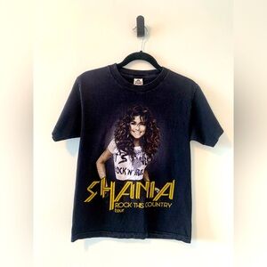 Shania Twain Rock This Country Tour Concert T-Shirt Size S